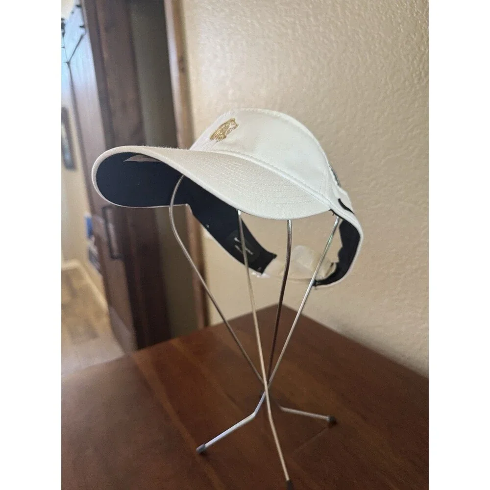 NIKE TEAM U DRY VISOR WHITE ADULT UNISEX (ADJUSTABLE) DC4217-100 NWOT